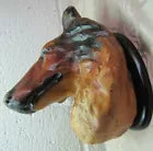 COLLIE Old Figural Dog Head Plaque THOROUGHBRED RENFREW STUDIOS BUFFALO NY