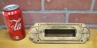 Load image into Gallery viewer, Antique Bronze Mail Envelope Letter Slot Bowed Front Exquisite Star Scrollwork
