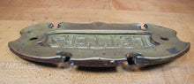 Load image into Gallery viewer, LETTERS Mail Slot Original Old Architectural Hardware Element Bronze Brass Unique
