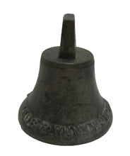 Load image into Gallery viewer, WM MCKENNA &amp; SON NEW YORK Antique Brass Horse Trolley Carriage Bell Embossed
