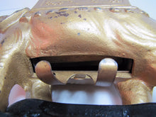 Load image into Gallery viewer, ELEPHANT CIGARETTE DISPENSER 'PAT PEND' Old Cast Iron Figural Tail Roller
