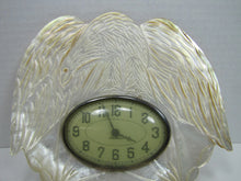 Load image into Gallery viewer, EAGLE Mother of Pearl MOP Antique 19c Folk Art Figural Clock New Haven USA
