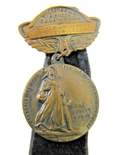 Load image into Gallery viewer, 1940 TEMPLE UNIVERSITY Woman's Club PIONEER WOMAN Medallion Golden Jubilee
