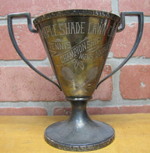 Load image into Gallery viewer, MAPLE SHADE LAWN CLUB TENNIS CHAMPIONSHIP Old Award Trophy MENS DOUBLE
