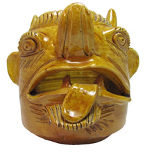 Load image into Gallery viewer, Vintage Folk Art Pottery DEVIL MONSTER Head RR ROSA RAMALHO 1888-1977 Ashtray
