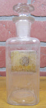 Load image into Gallery viewer, TOILET WATER Antique Reverse Label Behind Glass Apothecary Bottle Drug Store Ad
