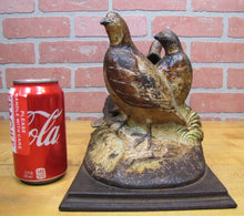 Load image into Gallery viewer, QUAILS BB BUTT BALTO MD Anique Cast Iron BOOT SCRAPER Decorative Art Statue

