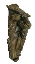Load image into Gallery viewer, Beast Lion Monster Growling Teeth Antique Bronze Brass Architectural Element
