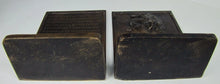 Load image into Gallery viewer, c1915 ABRAHAM LINCOLN GRIFFOUL NEWARK NJ LCT Antique Bronze Bookends

