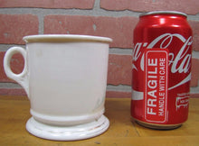 Load image into Gallery viewer, 19c TRAIN CONDUCTOR RR SMITH BARBER SUPPLIES PHILA Occupational Shaving Mug
