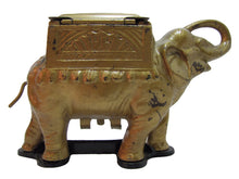 Load image into Gallery viewer, ELEPHANT CIGARETTE DISPENSER 'PAT PEND' Old Cast Iron Figural Tail Roller
