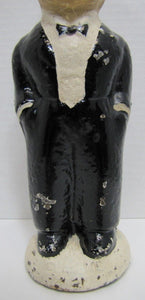 1930s CHARLIE McCARTHY Doorstop Solid Cast Iron Feed Me I Save RHTF Promo Proto