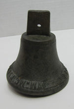 Load image into Gallery viewer, WM MCKENNA &amp; SON NEW YORK Antique Brass Horse Trolley Carriage Bell Embossed
