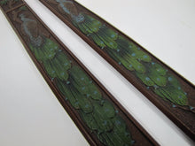 Load image into Gallery viewer, PEACOCK TREE OF LIFE JUDD Mfg Co Antique Decorative Arts Desk Blotter Ends
