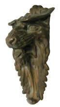Load image into Gallery viewer, Beast Lion Monster Growling Teeth Antique Bronze Brass Architectural Element
