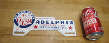 Load image into Gallery viewer, GOD BLESS AMERICA ADELPHIA SPORTING CLUB PHILADELPHIA License Plate Topper Sign
