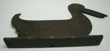 Load image into Gallery viewer, DUCK Antique Folk Art Iron Boot Scraper Figural Bird Statue Old Paint Ornate
