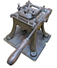 Load image into Gallery viewer, ACME CIGAR BRANDING MACHINE J W STRIEDER BOSTON MASS USA Antique Advertising GOLDEN CLOUD Cigar Store Display Making Equipment Tool
