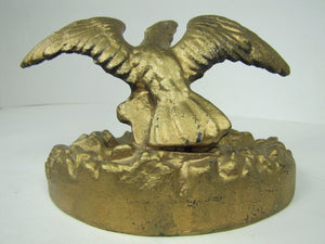 GREY-ROCK BRAKES Old Auto Shop Parts Advertising Eagle Sign Tray Cigar Ashtray
