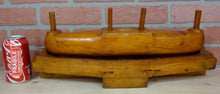 Load image into Gallery viewer, AUTO TRUCK WOOD MANIFOLD FACTORY MOLD Orig Old 2pc Decorative Art Sign V8 Engine
