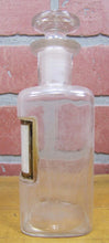 Load image into Gallery viewer, TOILET WATER Antique Reverse Label Behind Glass Apothecary Bottle Drug Store Ad
