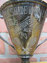 Load image into Gallery viewer, MAPLE SHADE LAWN CLUB TENNIS CHAMPIONSHIP Old Award Trophy MENS DOUBLE
