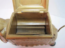 Load image into Gallery viewer, ELEPHANT CIGARETTE DISPENSER 'PAT PEND' Old Cast Iron Figural Tail Roller
