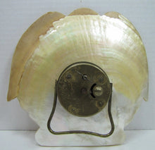 Load image into Gallery viewer, EAGLE Mother of Pearl MOP Antique 19c Folk Art Figural Clock New Haven USA
