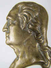 Load image into Gallery viewer, GEORGE WASHINGTON Antique Bronze Bust Decorative Arts Paperweight High Relief
