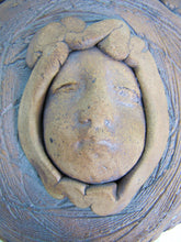 Load image into Gallery viewer, Folk Art Face Jug Canteen Decorative Arts Pottery Unusual Artwork
