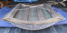 Load image into Gallery viewer, CENTRAL SAVINGS BANK Antique Sign Large Brass Bowed Badge Wood Back LEVY Co NY
