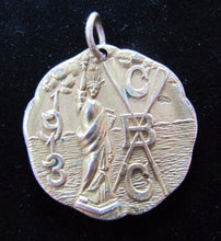 Load image into Gallery viewer, 1913 CANOE RACE Gold Filled CBC Award Medallion Wm HAWKINS Chestnut St PHILA PA
