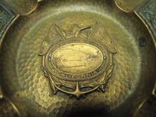 Load image into Gallery viewer, CATALINA ISLAND CALIFORNIA 1920s Old Souvenir Tray Ashtray Anchor Flag sd childs
