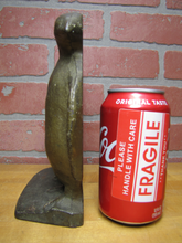 Load image into Gallery viewer, PENGUINS Antique Cast Iron Twin Birds Doorstop Decorative Art Statue Door Stop
