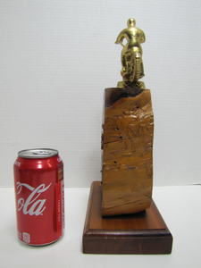 1960 NATIONAL CHAMP 1ST PLACE SANDY LANE ENDURO METEOR MOTORYCLE CLUB AWARD TROPHY MOTOCROSS MOTO X