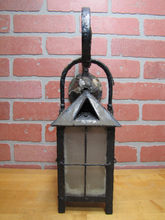 Load image into Gallery viewer, Antique Arts &amp; Crafts Lamp Sconce Exterior Light Fixture Mounting Bracket Flower
