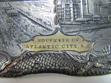 Load image into Gallery viewer, Antique Atlantic City NJ Souvenir Trinket Tray exquisite dragon ornate design
