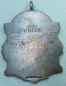 Antique 1915 DARTMOUTH vs. WORCESTER Sports Track Award Medallion