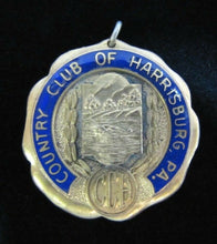 Load image into Gallery viewer, Old COUNTRY CLUB OF HARRISBURG PA Medallion Golf CC Sports Award Fob Ornate
