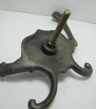 Load image into Gallery viewer, Cast Iron Figural Head Hook Hanger figural architectural hardware lion monster
