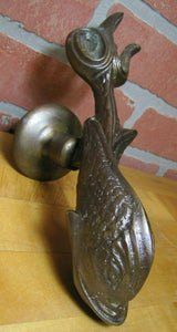 Sea Monster Beast Fish Koi Brass Bronze Door Knocker Abela&Sons Malta Handmade