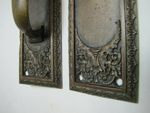 Load image into Gallery viewer, Antique Bronze Door PUSH &amp; PULL Plates Exquisite Architectural Hardware Elements
