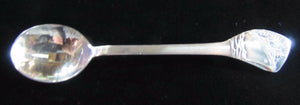 Old SS ROTTERDAM Cruise Ship Boat Hotel Advertising Small Spoon Silver Plate