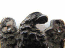 Load image into Gallery viewer, Antique 19c Cast Iron Eagle Door Knocker exquisite small ornate interior bathrm
