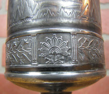 Load image into Gallery viewer, 1886 NRC NEWPORT RIFLE CLUB Award Trophy Silver Plate Goblet Mountain Scene
