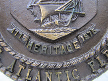 Load image into Gallery viewer, Commander Naval Surface Force U.S. Atlantic Fleet Plaque ornate copper Navy
