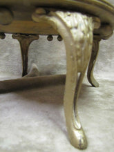 Load image into Gallery viewer, GEO BERRY FURNITURE &amp; CARPET CARBONDALE PA Antique Cast Iron &amp; Wood Stool
