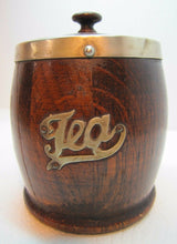 Load image into Gallery viewer, Antique Victorian 19c TEA Caddy Box EPNS Wood Porcelain Ornate Decorative Arts
