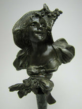 Load image into Gallery viewer, Antique Art Nouveau Maidens Bust Decorative Arts Miniature Small Mini Statue

