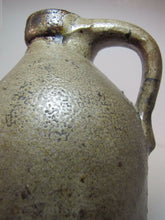 Load image into Gallery viewer, BOSTON HIGHLAND YEAST Antique Small Stoneware Pottery Jug Impressed Lettering
